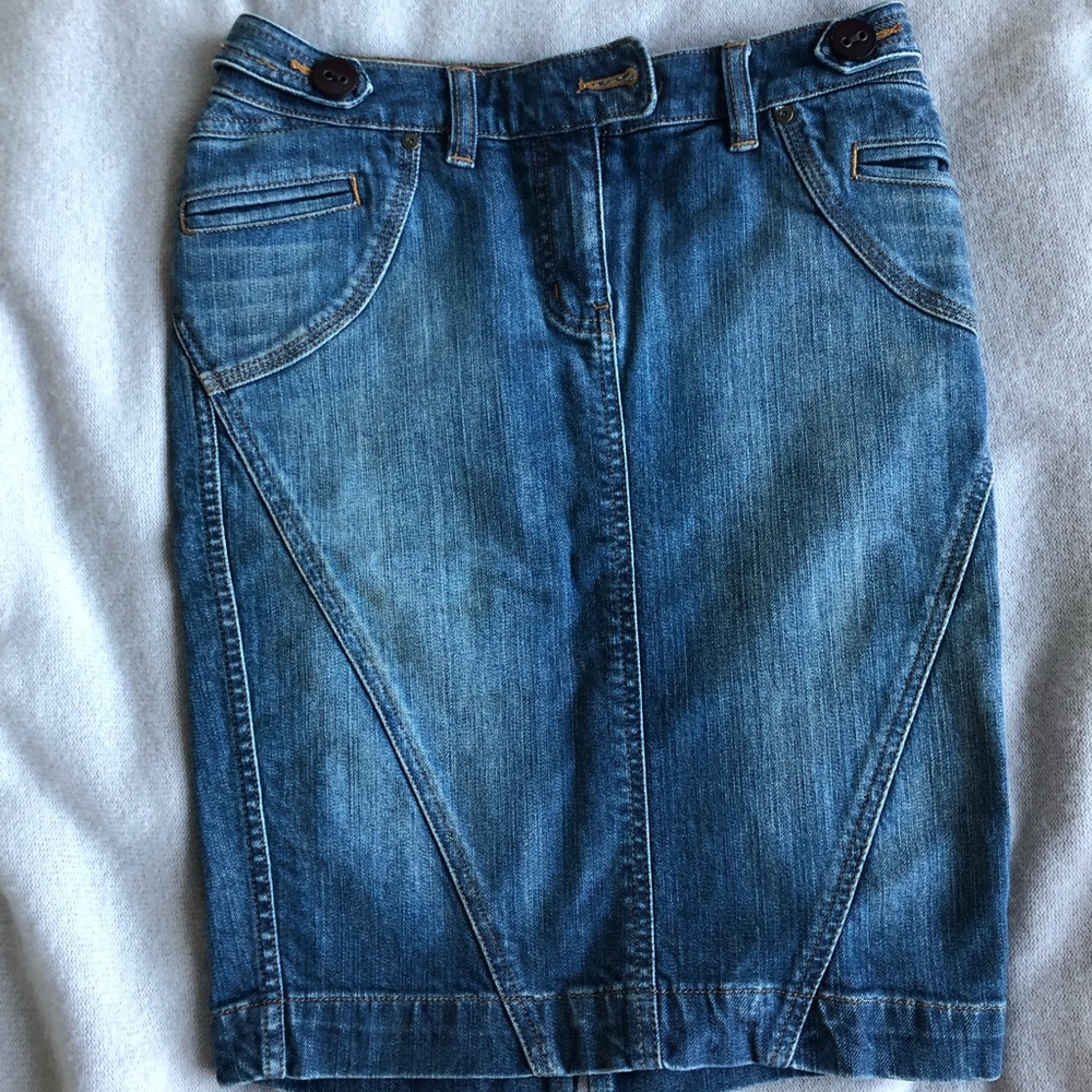 Karen Millen Denim pencil skirt